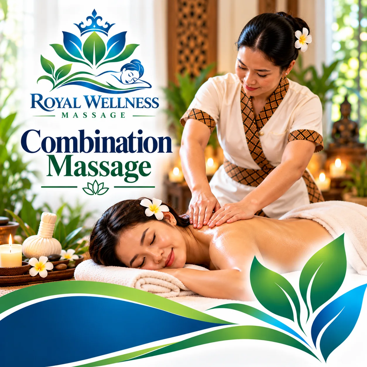 Combination Massage at Royal Wellness Massage